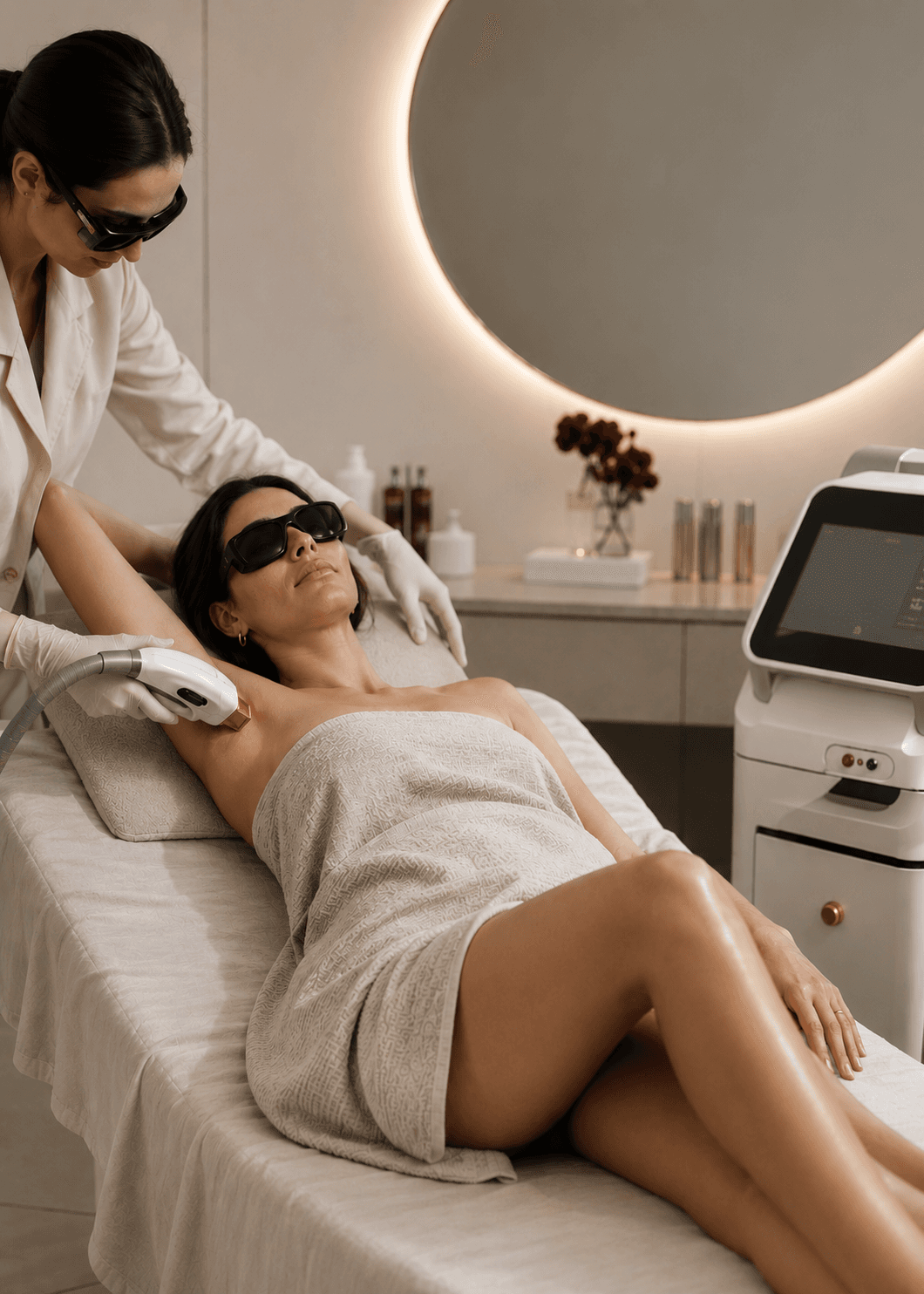 Demi-Jambes, Aisselles, Bikini Complet, 5 séances